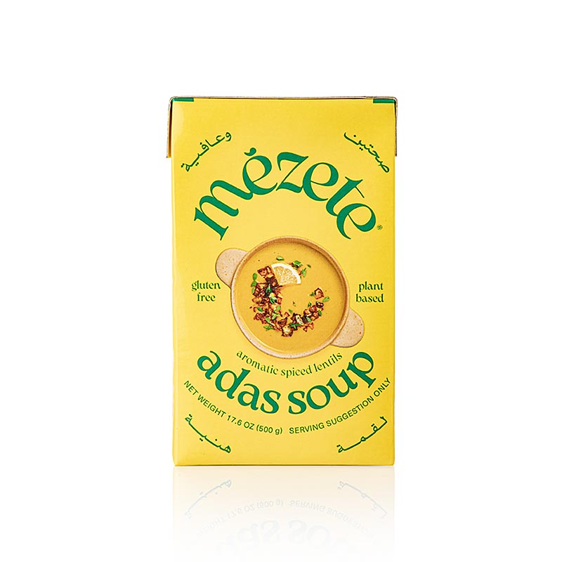 Mézete - Soupe Gourmet Adas, soupe aux lentilles, 475 ml