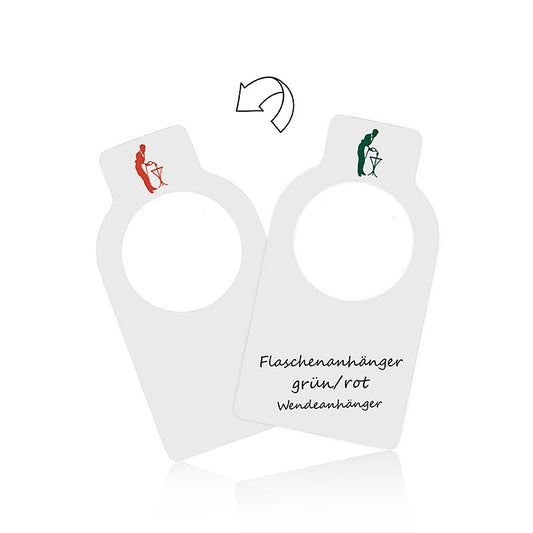 Étiquettes pour goulot de bouteille « Wine Tags » destinées à l'étiquetage des bouteilles de vin (OG), 500 pièces