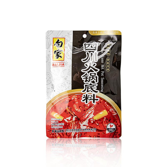 Condimento per hot pot "Sapore del Sichuan", baijia, 200 g