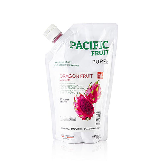 Purée de fruit du dragon Pacific Fruit (fruit du dragon), 100 %, Pérou, 1 kg
