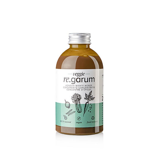 re.garum® Légumes, concentré d'assaisonnement, 250 ml