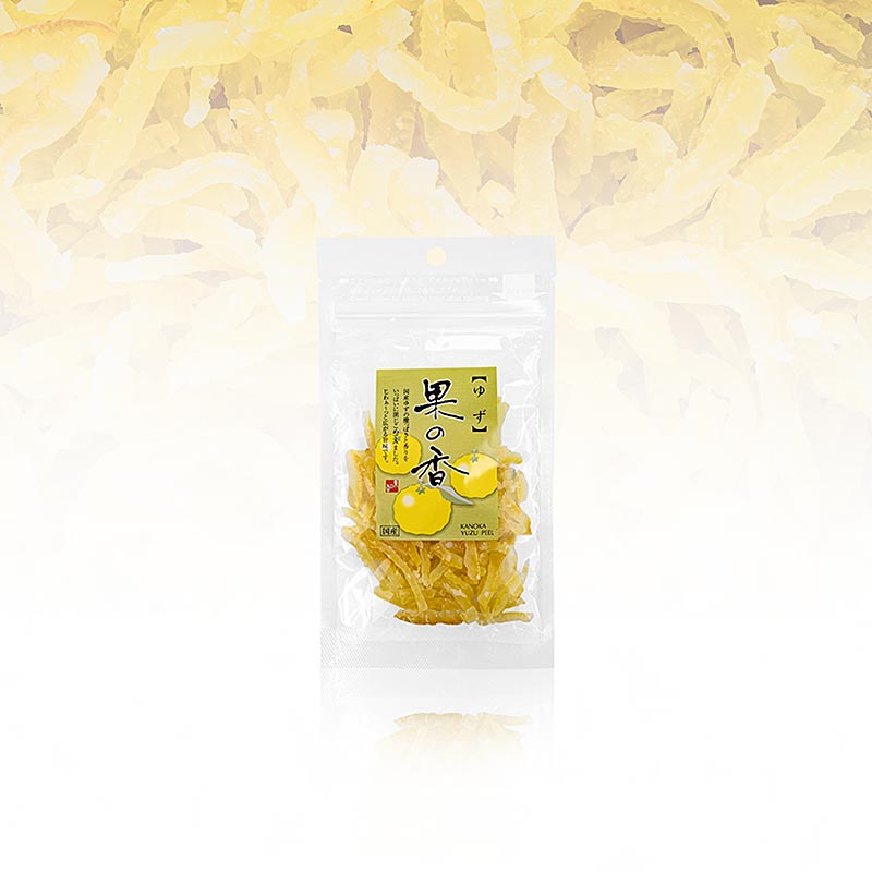 Scorze di yuzu, candite, Kanoka, 36 g