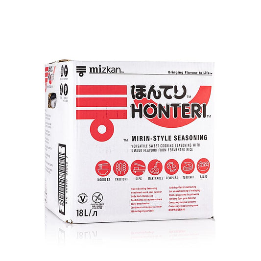 Honteri, assaisonnement liquide de type mirin, Mizkan, 18 l