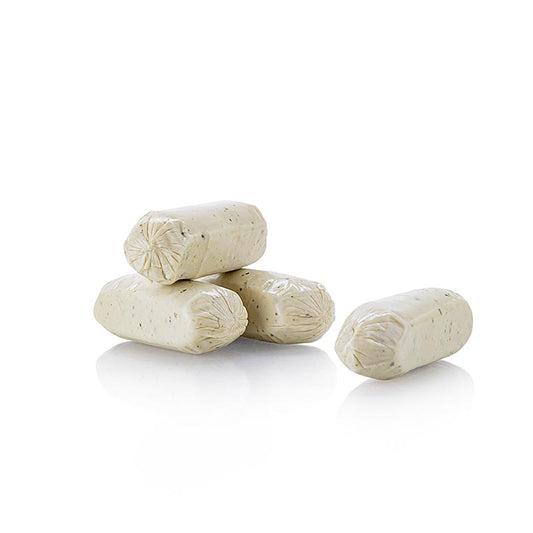 Salsiccia bianca vegana Greenforce a base di proteine di piselli, versione classica, 200 g, 4 pezzi