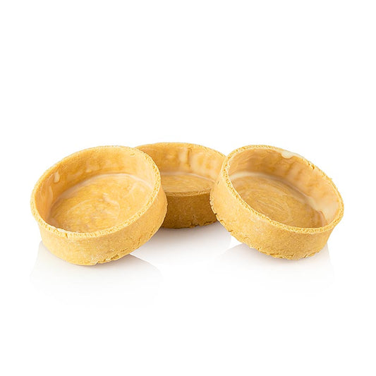 Tartellette da dessert all’avena, Ø 54 x 17 mm (altezza), La Rose Noire, OAMR100, 1 kg, 100 pezzi