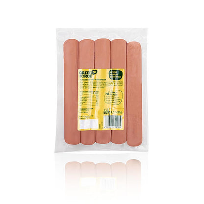 Greenforce: currywurst vegana fresca, a base di proteine di piselli, 600 g, 5 x 120 g