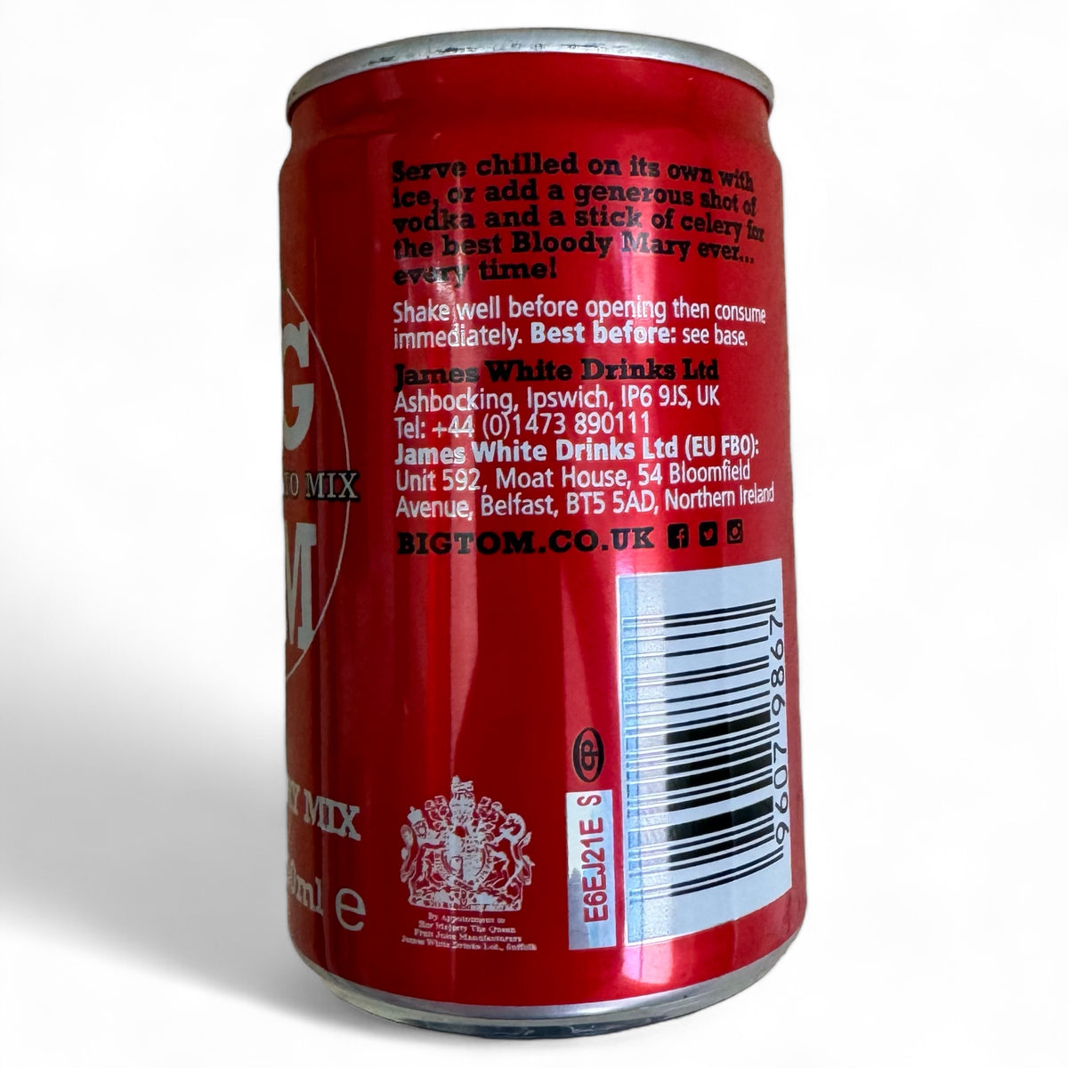Jus de tomate Big Tom « Spiced Tomato Juice » BLOODY MARY MIX, Boîte | Café, Thé, Boissons  sans alcool Boissons  thungourmet